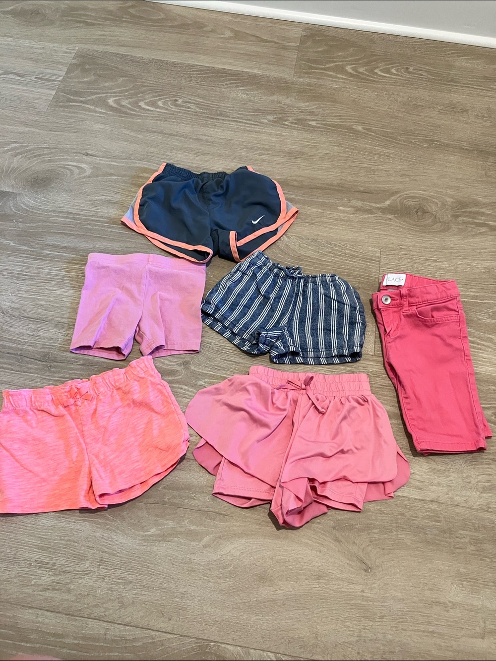 Carter's Coral Pink Knit Pull-On Shorts